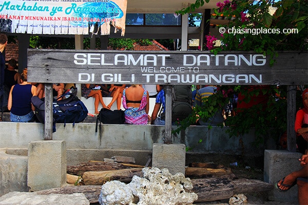 Gili Trawangan is very welcoming!
