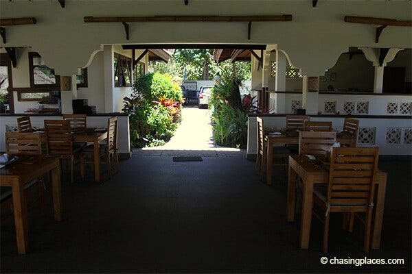 The restaurant and entrance area Rinjani Lodge