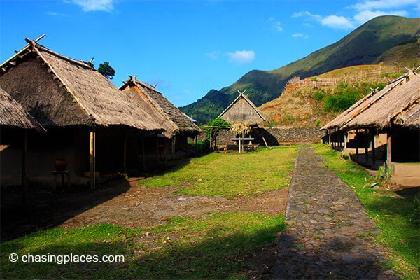 The traditional village in Sembalun