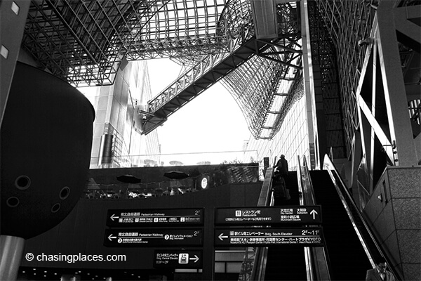 The Kyoto Station is well-signed so just look for the directions