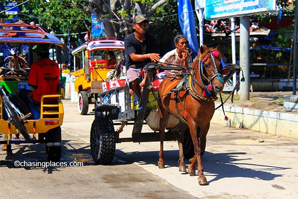 Gili T's most popular form of transport