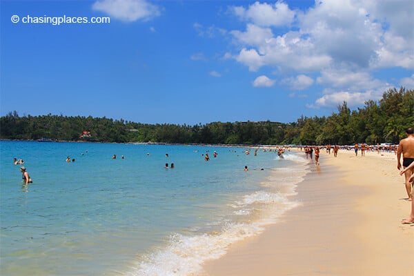 Popular Kata Beach Phuket Thailand