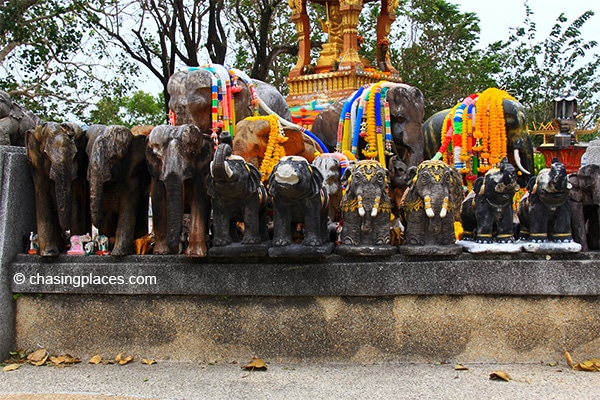 Roadside Elephant Statues Phuket, Thailand