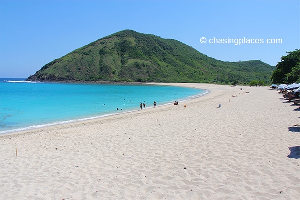One of the stunning beaches found in the Kuta area, Lombok Island.
