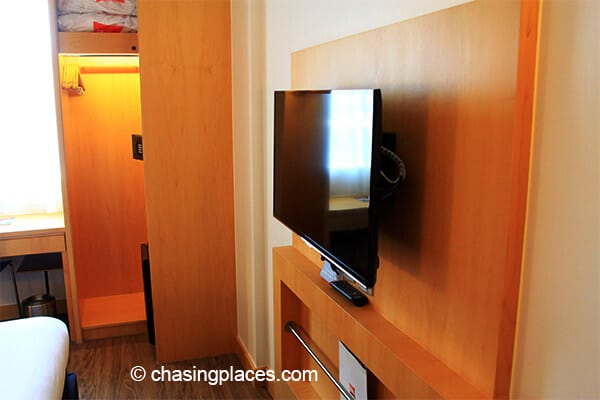 Flat screen TV is a big plus, although we didn't use it that much.